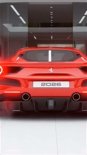 Most famous car Ferrari California red color