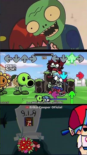 FNF BF & GF Zombie Plant Mod Mobile Gameplay #shorts