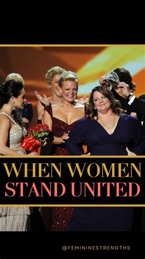 Feminine Strengths in Leadership on Instagram: "Amy Poehler's last-minute idea to pull this stunt at the 2011 Primetime Emmy Awards was an absolute showstopper. When her name was called out first, Amy politely smiled, stood up... and climbed onto the stage, drawing laughter among the applause from the star-studded audience. But then so did Melissa McCarthy, Martha Plimpton, Edie Falco, Tina Fey and Laura Linney. All six women were on stage, hands joined together in friendship and solidarity. The