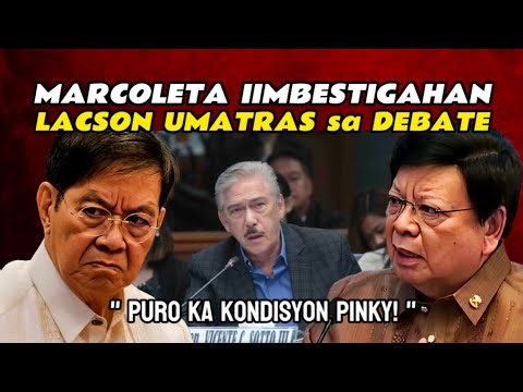 LACSON NADUWAG kay MARCOLETA sa DEBATE! PING PAIIMBESTIGAHAN si Sen. DANTE sa OMBUDSMAN!