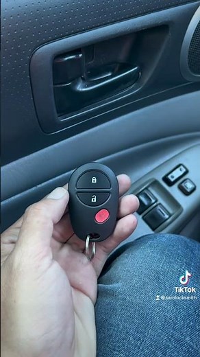 2011 Toyota Tacoma key and remote program