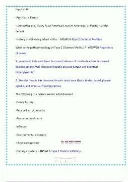 Advanced Pathophysiology Exam 2 Questions And Answers 2022 A Complete 2024 update