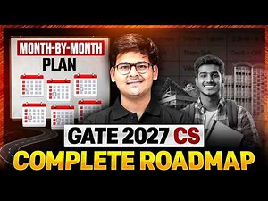 GATE 2027 Preparation | Computer Science | Month Wise Plan | Complete Roadmap