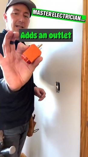 I just made power 奈⚡️. How to add an outlet from a switch box. This only works if power(hot and neutral) is in the switch box. #led~ #master #power #howto #electrician #construction #diy #apprentice | Electricianjoe IV | Facebook