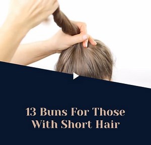2.9K views | 13 Buns For Those With Short Hair | StyleCraze Beauty Tips | Facebook
