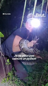 Agente immobilière, elle est devenue chasseuse de pythons