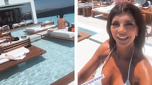 Teresa Giudice and hubby Louie Ruelas celebrate in Mykonos