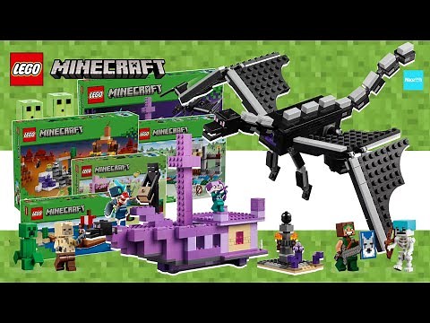 End Ship and Ender Dragon appear! New LEGO Minecraft summer set / LEGO Minecraft