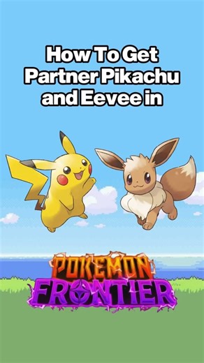 How To Get Partner Pikachu and Eevee in Pokémon Brick Bronze Frontier! #roblox #pokemonbrickbronze