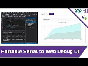 Serial to Web Debug UI for Arduino