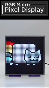 3.4K views · 27 reactions | 32x32 RGB matrix display powered by the Feather RP2040 and RGB Matrix FeatherWing! Guide: https://learn.adafruit.com/32x32-square-pixel-display #adafrui #3dprinting https://youtu.be/FJH_oCnTxec | Adafruit Industries | Facebook