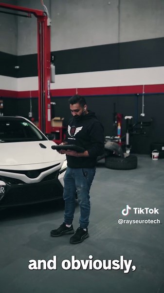 How cool is this Toyota Camry we had in recently? #rayseurotech #melbournemechanic #toyotacamry #jdm #modifiedcar #melbournetuner #camry #toyotacamrytrd