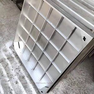 [Hot Item] Sewer Rainwater and Sewage Cover Plate Stainless Steel Manhole Cover Stainless Steel SS316L Manhole Covers
