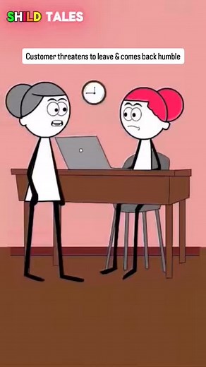12 reactions | Customer threatens to leave & comes back humble| AC: @heavenlee971 #reels #worklifebalance #corporateamerica #customerservice #worklife #usa #callcenterlife #officehumor #workhumor | Shild Tales | Facebook