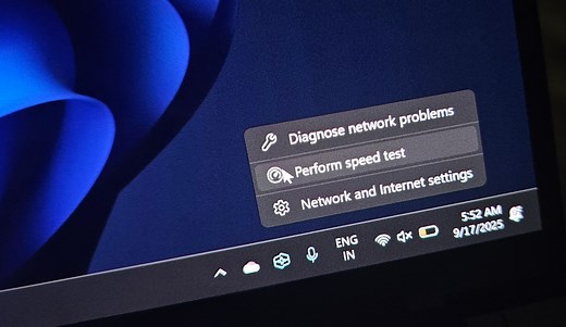 Windows 11 taskbar's new Internet Speed Test tool is a shortcut to Bing.com, not a native feature