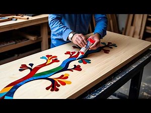 Mind Blowing Crayon Art (No Epoxy)! See the Masterpiece!