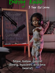 3-Year-Old Leona Sings Traditional Filipino Song