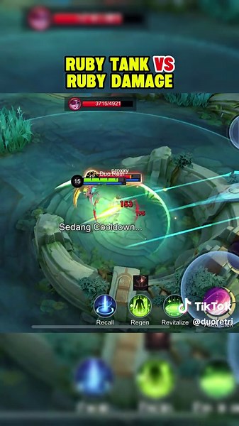 Ruby Tank vs Ruby Damage in MLBB