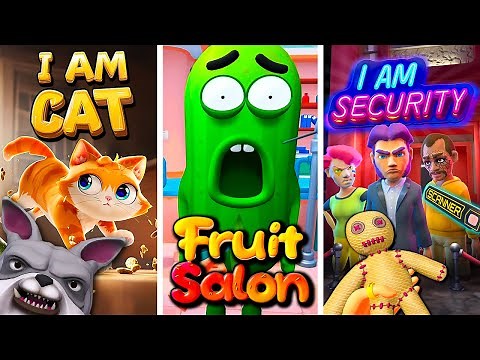 I Am Cat | I Am Security | Fruit Salon | Full Game Walkthrough | No Commentary