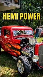 🔥 33 "HEMI POWERED" Plymouth Coupe Leaving McDonaldland Car Show #hotrod #streetrod #mopar