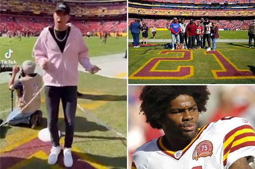 Jackson Mahomes apologizes after sparking outrage for dancing on Sean Taylor's logo