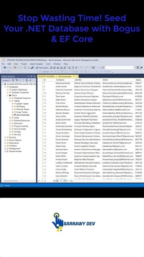 Stop Wasting Time Seeding Data! 🚀 (.Net 10) #dotnet #csharp #bogus