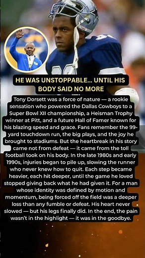 Tony Dorsett: The Run That Made Him a Legend