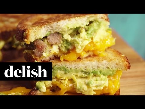 Breakfast Grilled Cheese | Delish