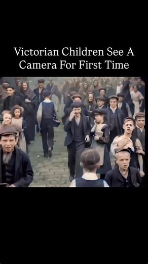 Amazing footage from Victorian era England in 1901 shows children amazed by the new, at that time, filming technology. Original footage has been colorized and upscaled. Follow @historyfromeveryday for daily historical content! Source: Denis Shiryaev (YouTube) #history #victorian | History Everyday