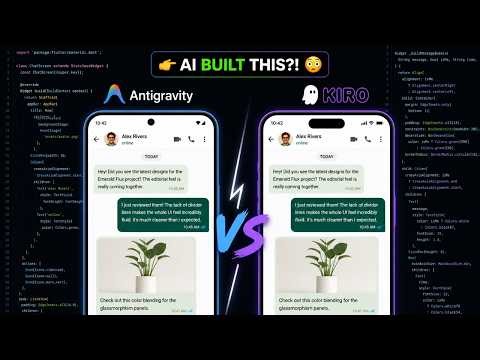 I Built WhatsApp UI in Flutter using AI IDEs (Antigravity vs Kiro)