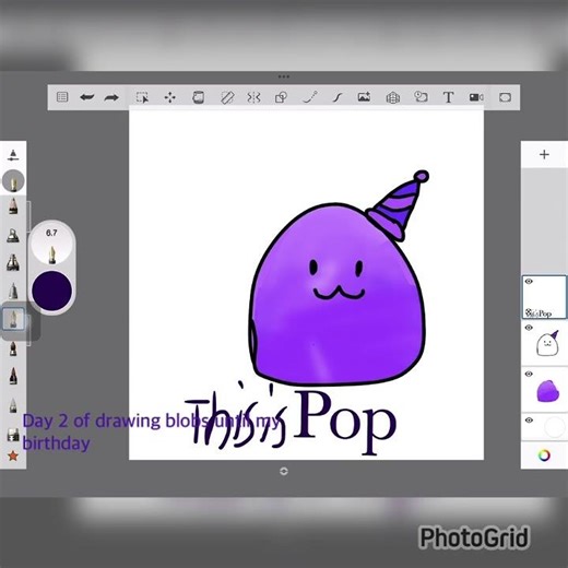 The blobs series #drawing