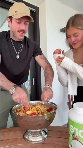 Bestes High Protein Nudelsalat Rezept ist approved von @christianwolf !✨🤝