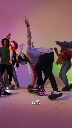 Hoverboard Balance Challenge ⚡ Think you can beat this? #HoverboardChallenge