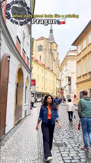 The Streets of Prague are Beautiful 🇨🇿 #prague #czechrepublic #bollywood #europe #travel
