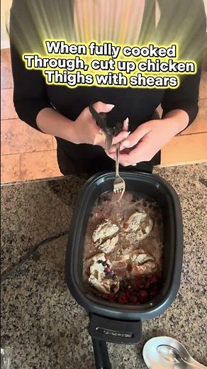 Easy Crockpot Shredded Chicken 3 Ingredients! Mexican Dinner Recipe for Tacos, Burritos & Enchilada