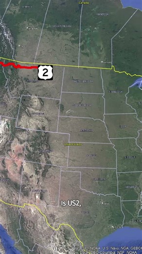 Is US-2 the most isolated US highway? #geography