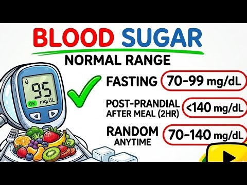 Normal Blood Sugar Levels Explained | Fasting, Random & After Meal Glucose Range | Diabetes Guide