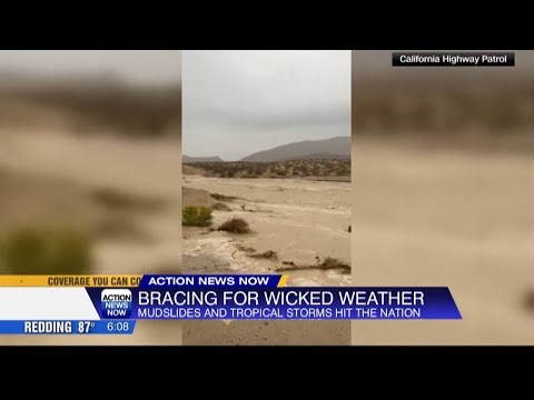 Southern California mudslides destroy homes; more rain expected