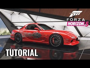 Forza Horizon 5 | Dom's Mazda RX7 Build Tutorial!