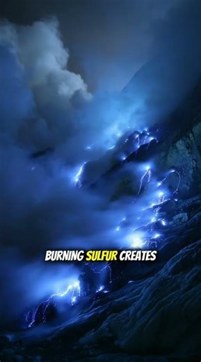 The Lava That Burns Blue #facts