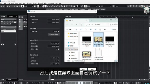 cubase导入视频不成功 解方法