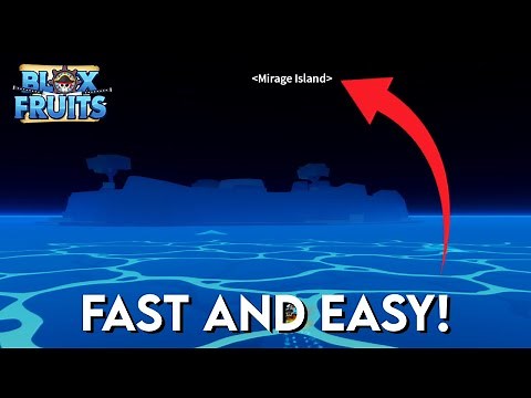 🏝️The FASTEST & EASIEST Way To Find Mirage Island 🌊| Blox Fruits