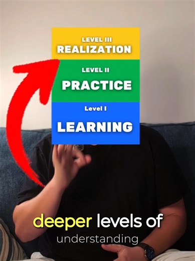 The Dhamma unfolds in three levels: First, you hear the Dhamma — learning teachings like the Four Noble Truths. Second, you practice the Dhamma — bringing mindfulness, right speech, and wisdom into daily life. Finally, through practice, the truth becomes something you directly see for yourself. The Buddha compared it to discovering an ancient path hidden in the forest that leads to a lost city. First you hear about the path. Then you walk it. Eventually… you arrive. Sources: SN 12.65 (Nagara Sut