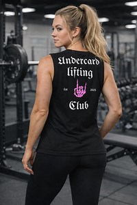 Women's Undercard Lifting Club Muscle Tank, Pink Skeleton Hand, Women's Gym Shirt - Etsy Canada