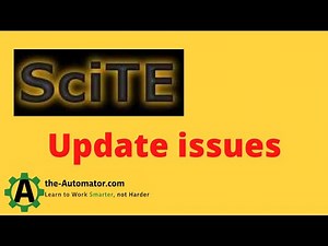 How to fix SciTE4AutoHotkey Check for update Issue