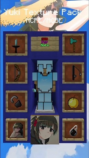You are ms servant Yuki texture pack for MCPE/MCBE