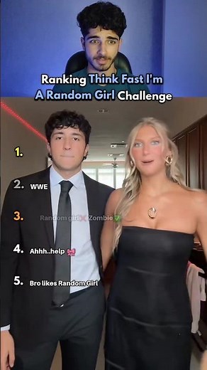 Ranking Think Fast I'm A Random Girl Challenge part 2
