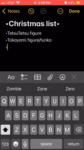 Geist’s Christmas list 😖 #christmas #christmaslist #december #mhacommunity #myheroacademia