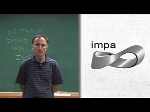 Programa de Mestrado: Medida e Integração - Aula 01