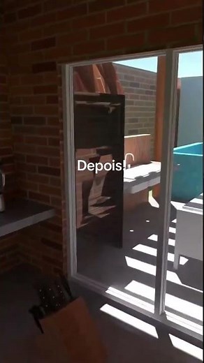 Antes e depois de renderizar no Blender Bonsai Bim #tutorial #blender #bim #reforma